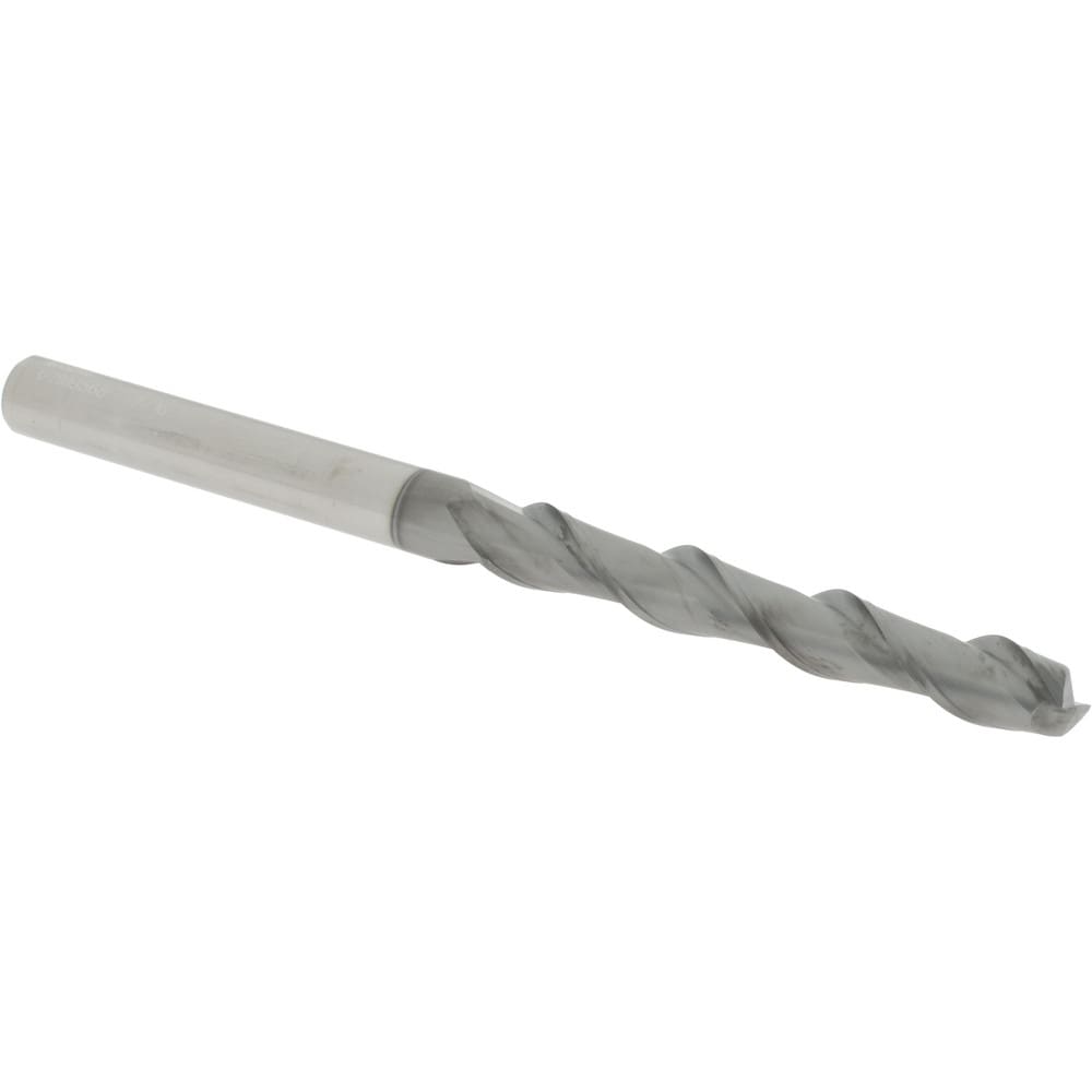 Accupro 12178833 Square End Mill: 7/16 Dia, 3 LOC, 7/16 Shank Dia, 6 OAL, 2 Flutes, Solid Carbide 