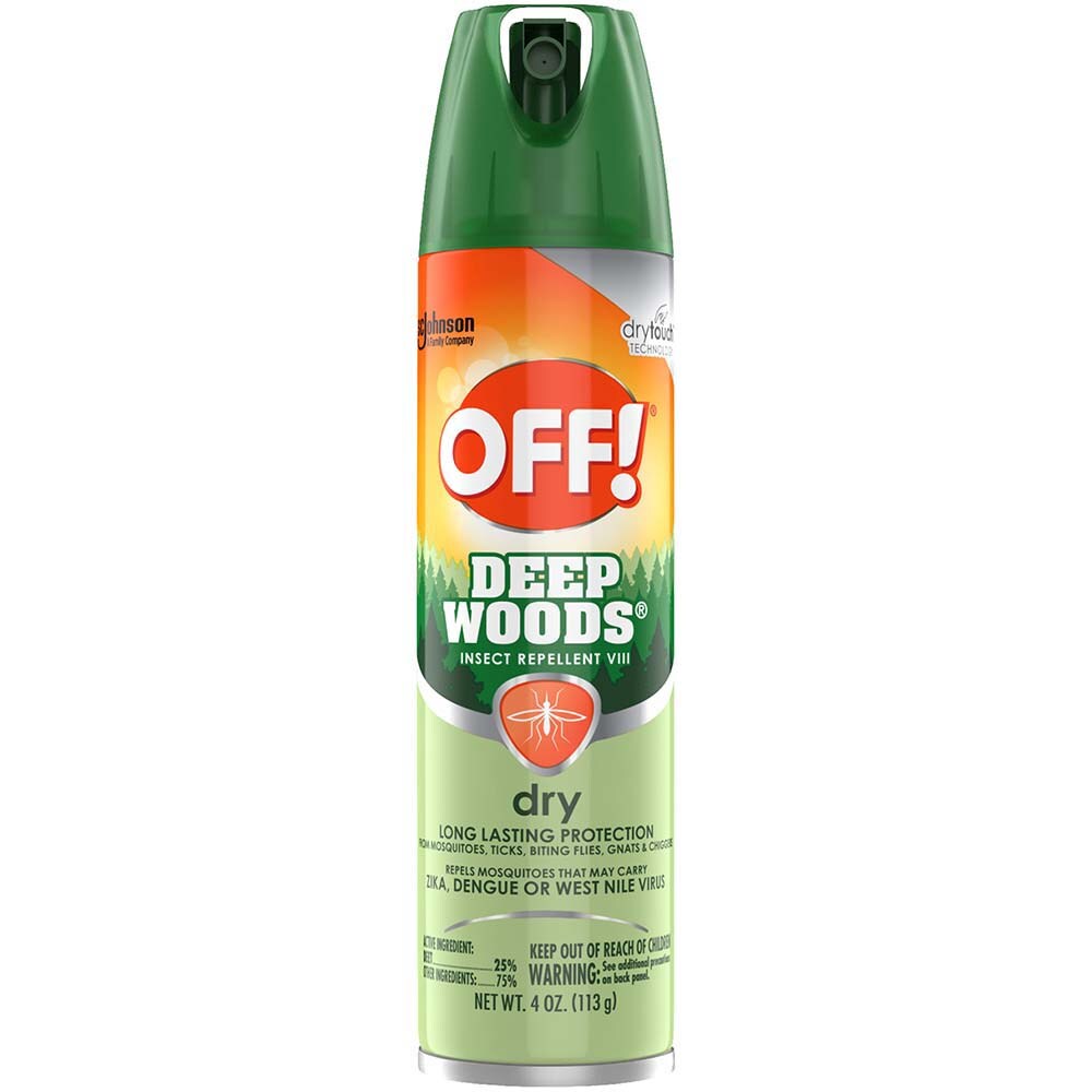 Pack of (12) 4 oz Cans 25% DEET Aerosol Spray