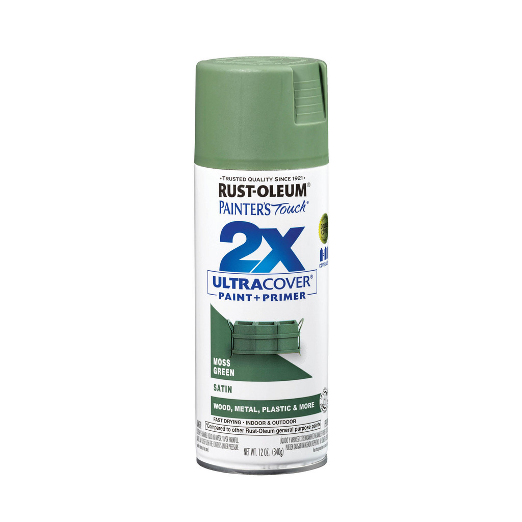 Rust-Oleum - Painter's Touch 2X Ultra Cover Spray Paint, Moss