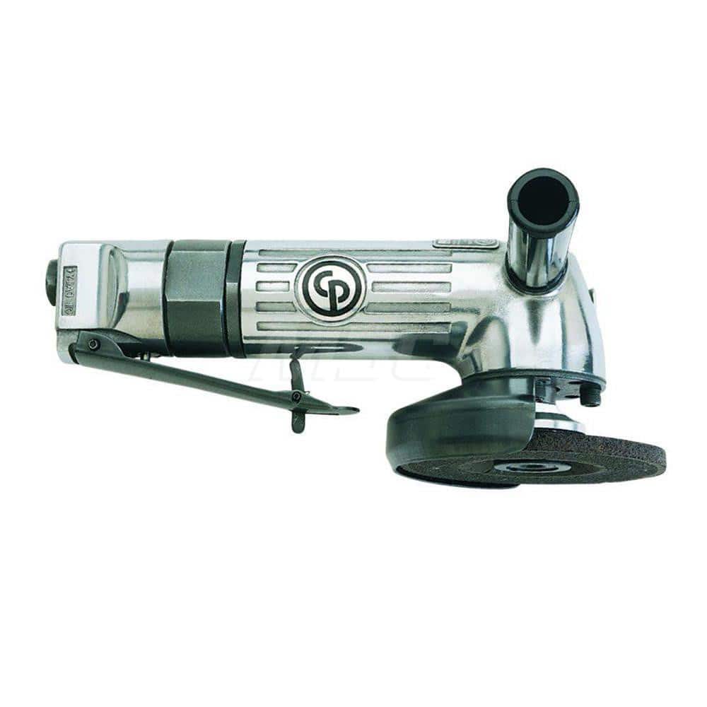 Chicago Pneumatic T023186 Air Angle Grinder: 4" Wheel Dia, 12,000 RPM 