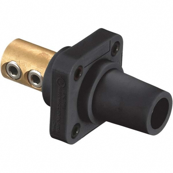 Single Pole Plugs & Connectors; Connector Type: Female ; End Style: Female ; Termination Method: Threaded Stud ; Amperage: 400 ; Voltage: 250 VDC/600 VAC ; Maximum Compatible Wire Size (AWG): 4