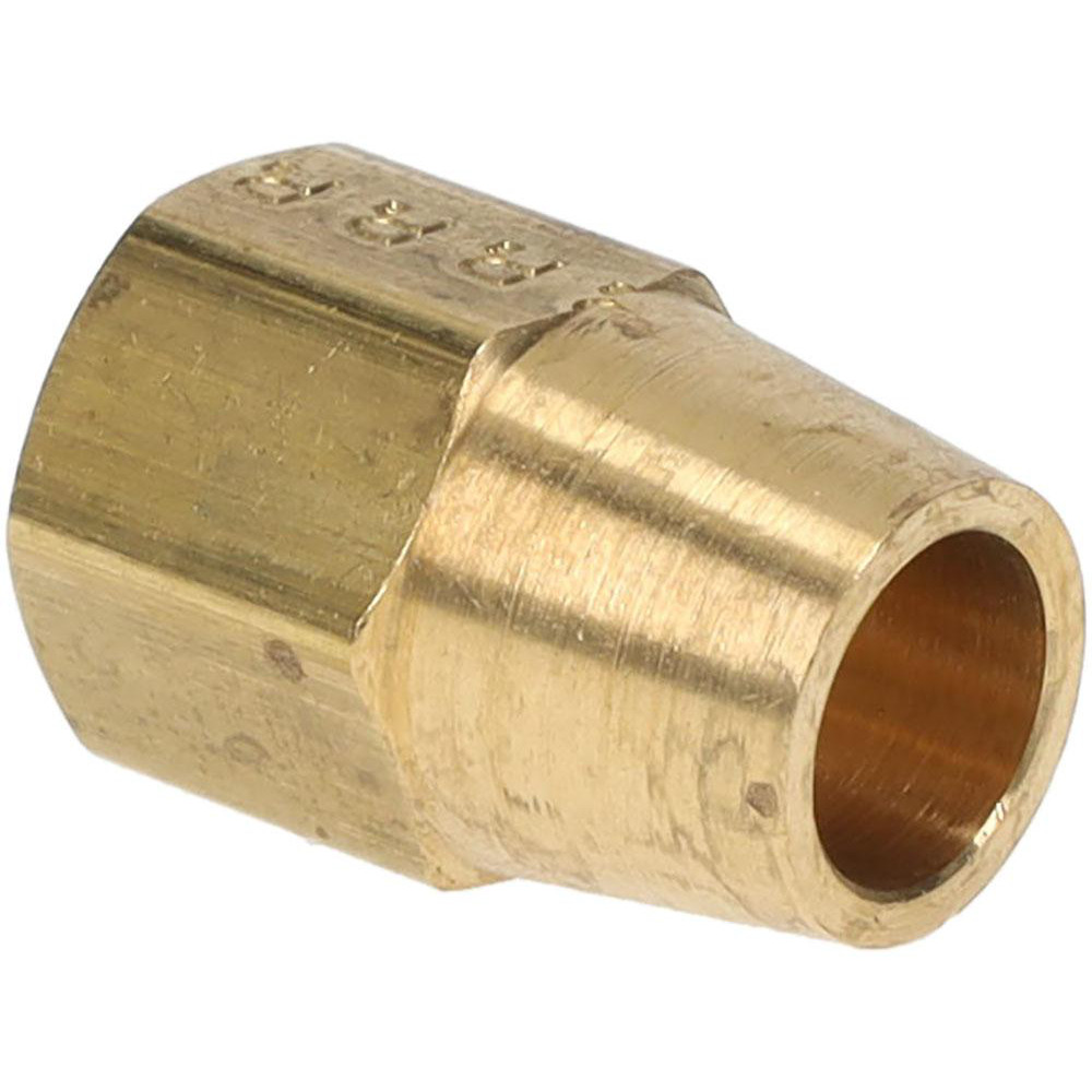 Parker Compression Tube Long Nut: 9/16-24, 3/8" Tube OD, Compression - Brass, SAE J512 & SAE 060111 | 5-Pack | Part #61CL-6