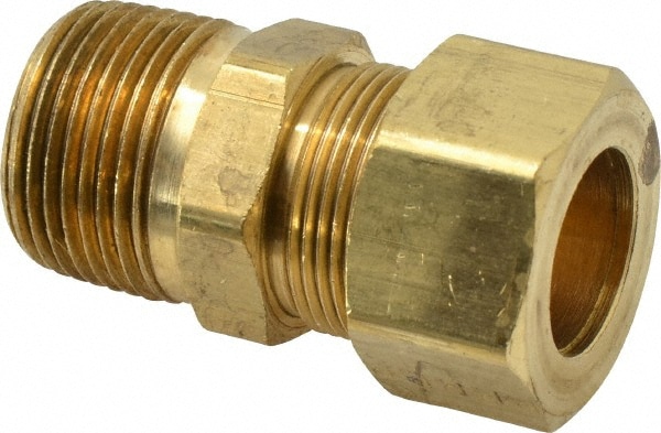 Parker 68C-12-12 Compression Tube Connector: 3/4-14" Thread, Compression x MNPT Image