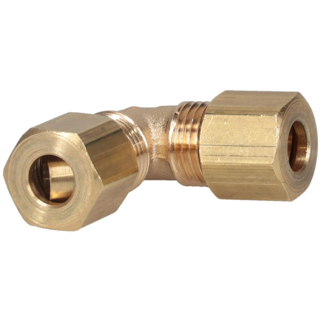 Parker - Compression Tube Nut: 7/16-24, 1/4