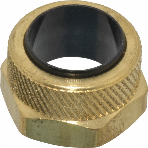 Parker 1/2" Tube OD Brass Compression Tube Nut & Sleeve 63032841