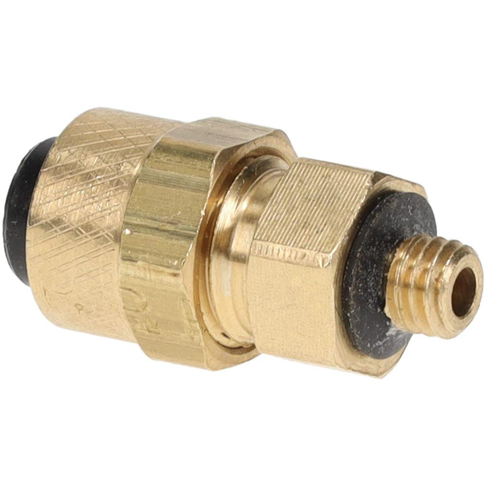 Compression Tube Connector: 10-32" Thread, Compression x MNPT