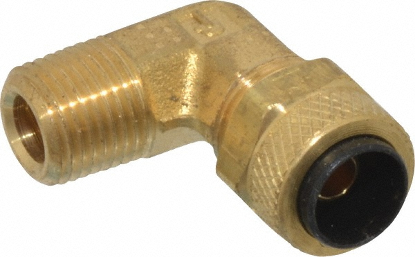 Compression Tube Male Elbow: 1/8-27" Thread, Compression x MNPT