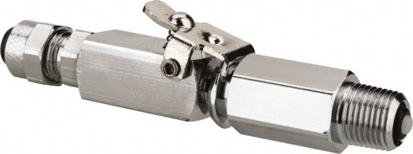 Parker 398PD-4-2 Compression Tube Double End Shutoff Pipe: 1/8-27" Thread, Tube to Pipe Image