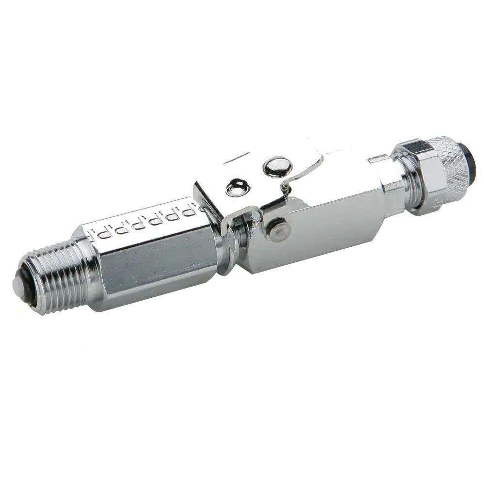 Parker 398PD-6-4 Compression Tube Double End Shutoff Pipe: 1/4-18" Thread, Tube to Pipe Image