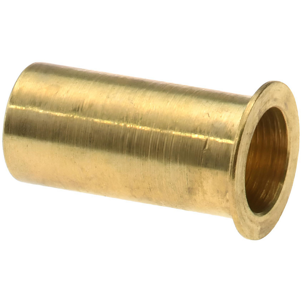 10-Pack Brass Compression Tube Insert Sleeves – For 1/8" OD Hose