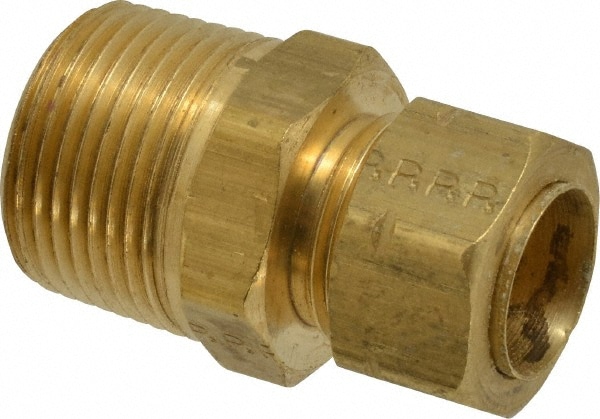 Parker 68CA-10-12 Compression Tube Connector: 3/4-14" Thread, Compression x MNPT Image