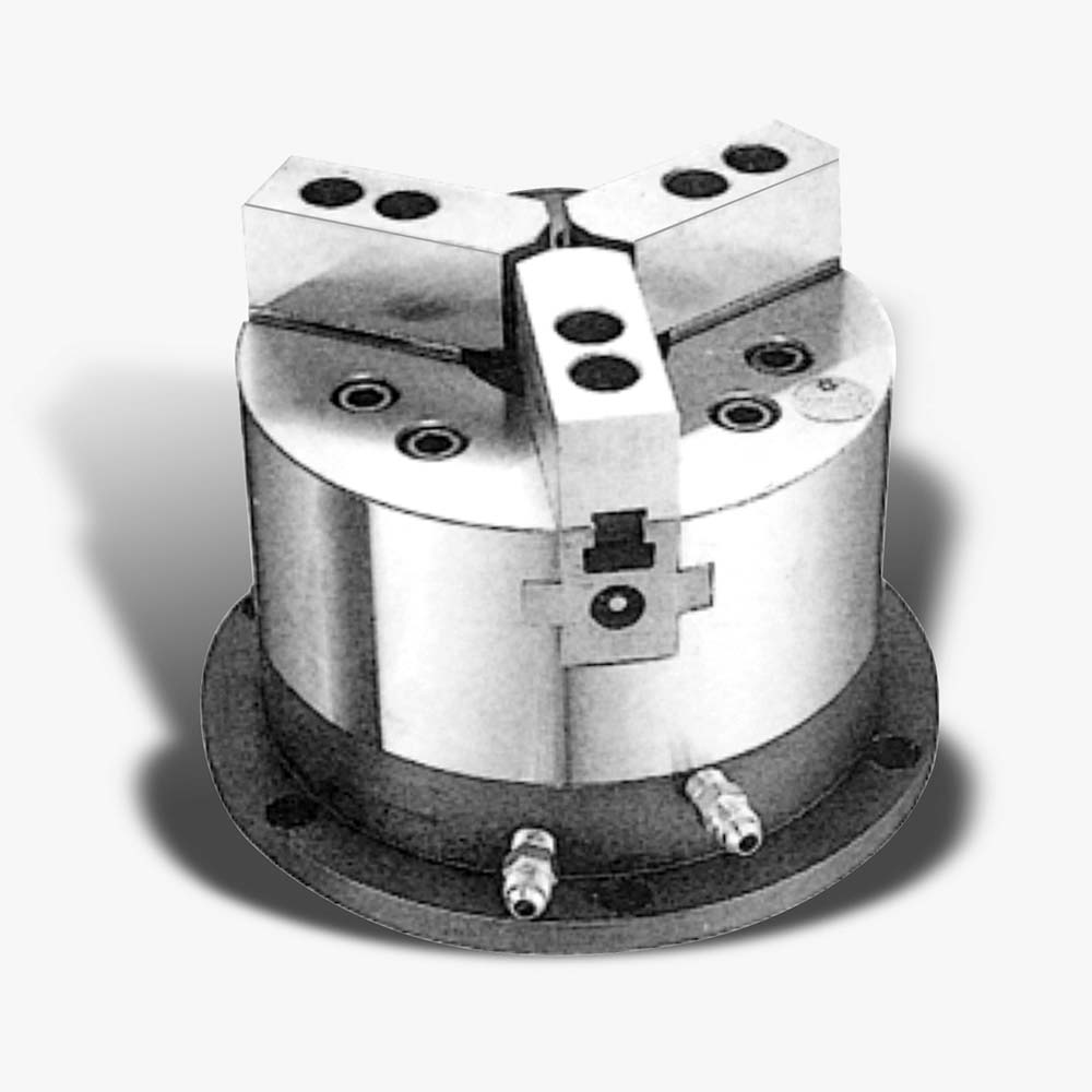 Atlas Workholding Hydraulic Power Lathe Chuck 7.8" Dia, 3 Jaws MSC