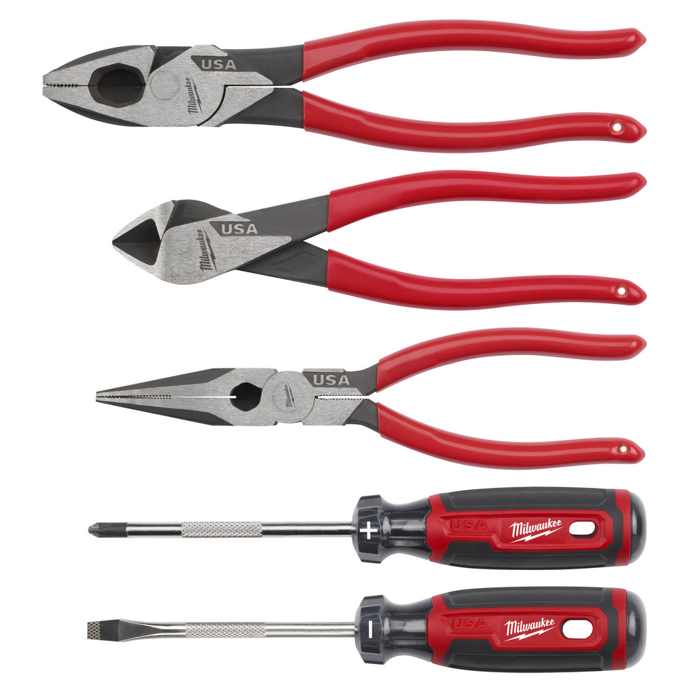Screwdriver Sets: Screwdriver Types Included: Phillips , Slotted; Container Type: None