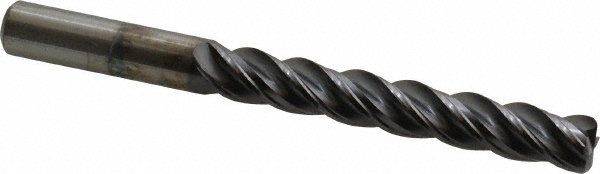 Kennametal 4071896 Corner Radius End Mill: 3/8" Dia, 2-1/2" LOC, 0.06" Radius, 4 Flutes, Solid Carbide Image
