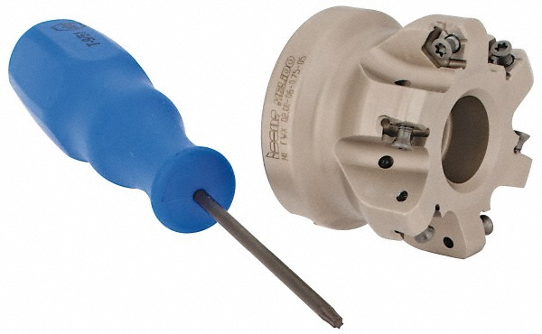 Iscar 3106235 1.628" Cut Diam, 3/4" Arbor Hole, 0.08" Max Depth of Cut, 30&deg; Indexable Chamfer & Angle Face Mill Image