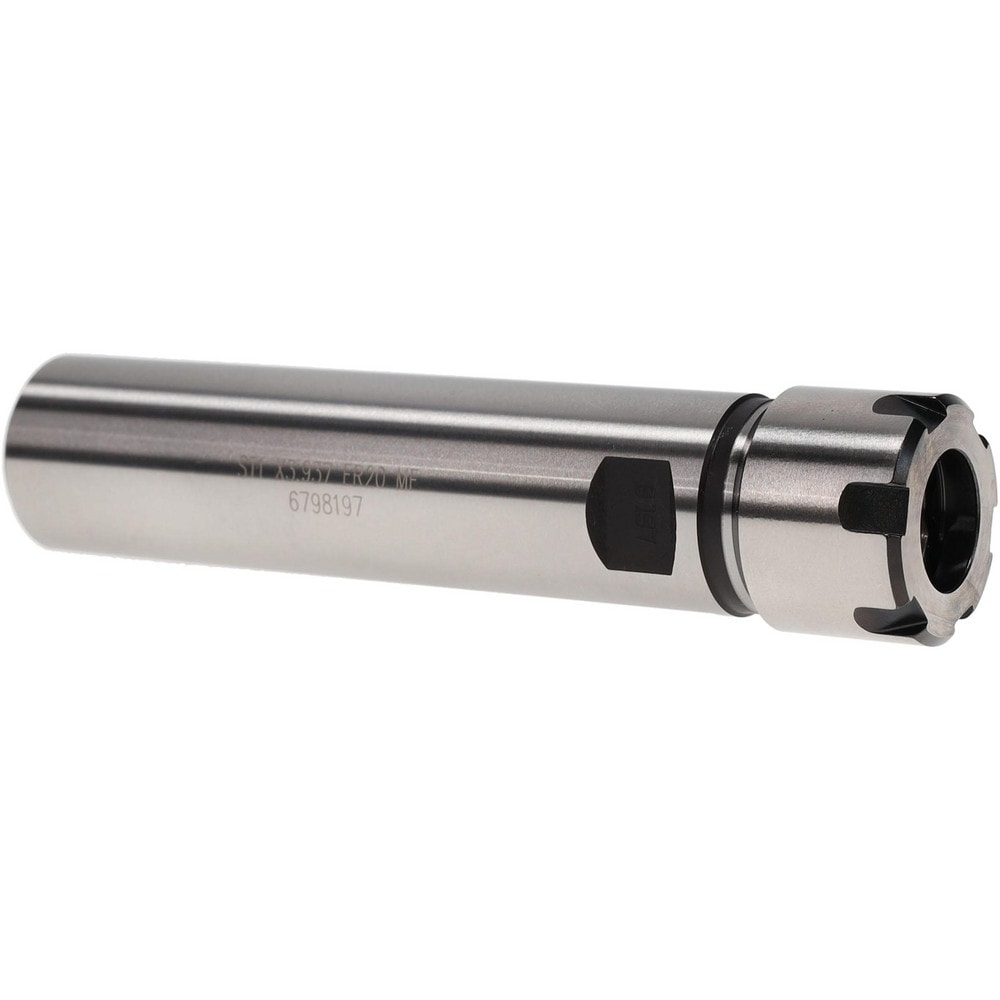 Collet Chuck: 0.041 to 0.514" Capacity, ER Collet, 1" Shank Dia, Straight Shank