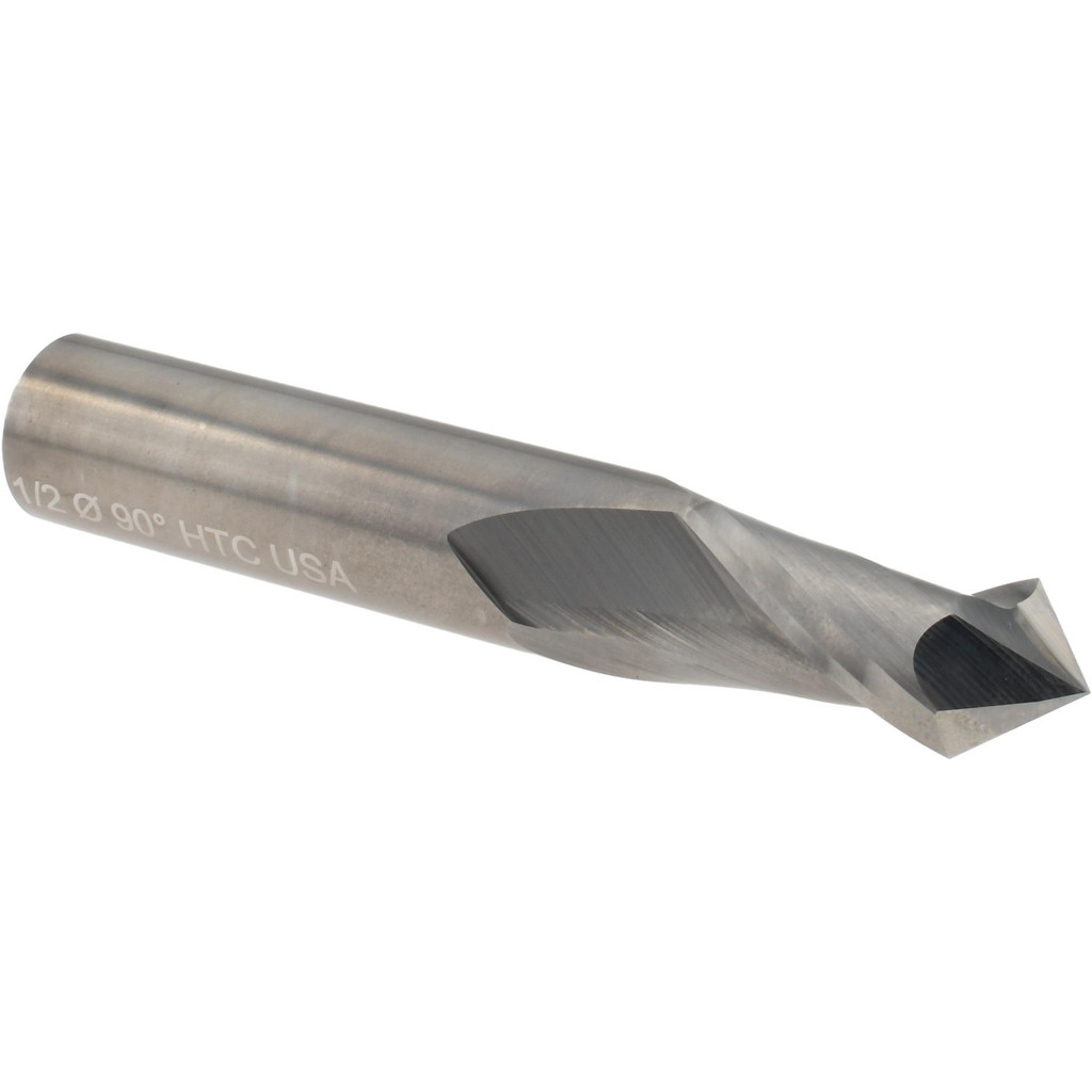 Harvey Tool 15332-2 Drill Mill: 1/2" Dia, 1" LOC, 2 Flutes, 90 &deg; Point, Solid Carbide Image