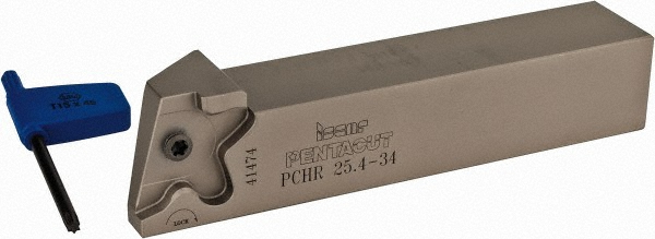 Iscar 2302157 0.394" Max Depth, 0.059" to 0.157" Width, Right Hand Indexable Grooving Toolholder Image