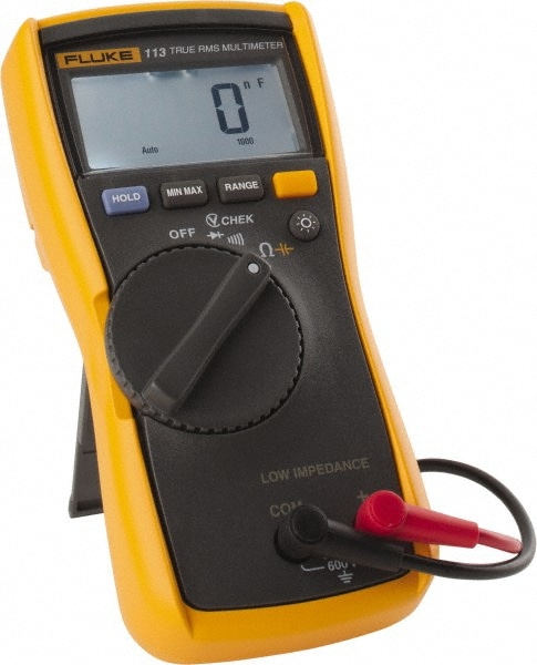 Fluke - 113, CAT IV, 600 VAC/VDC, Digital True RMS Auto Ranging Manual ...