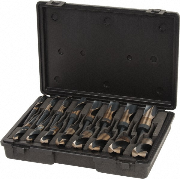 Value Collection 301-1004 Drill Bit Set: Reduced Shank Drill Bits, 16 Pc, 135 &deg;, Cobalt Image