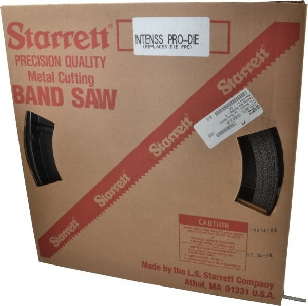 Starrett 15840 Band Saw Blade Coil Stock: 3/8" Blade Width, 100 Coil Length, 0.025" Blade Thickness, Bi-Metal 