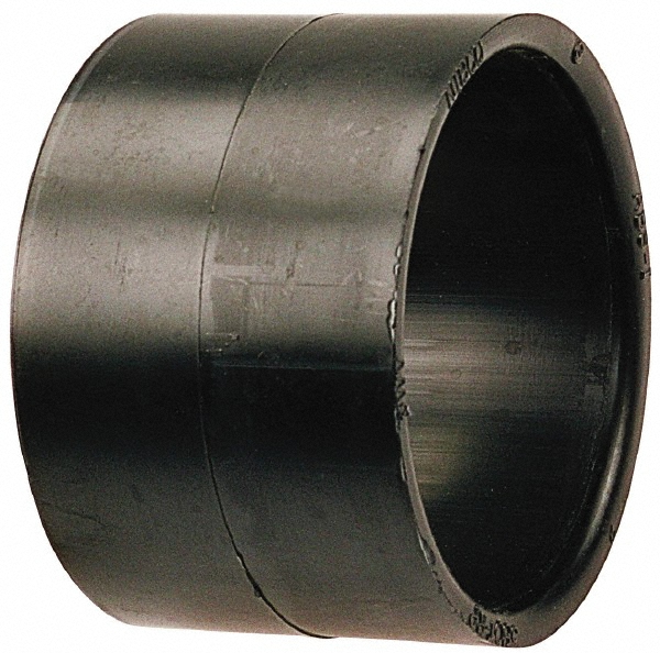 Drain, Waste & Vent Repair Coupling: 2" Fitting, Hub x Hub, Acrylonitrile Butadiene Styrene - ISO 9001:2008