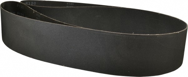 Made in USA 801034-49511 Abrasive Belt: 4" Wide, 106" Long, 120 Grit, Silicon Carbide Image