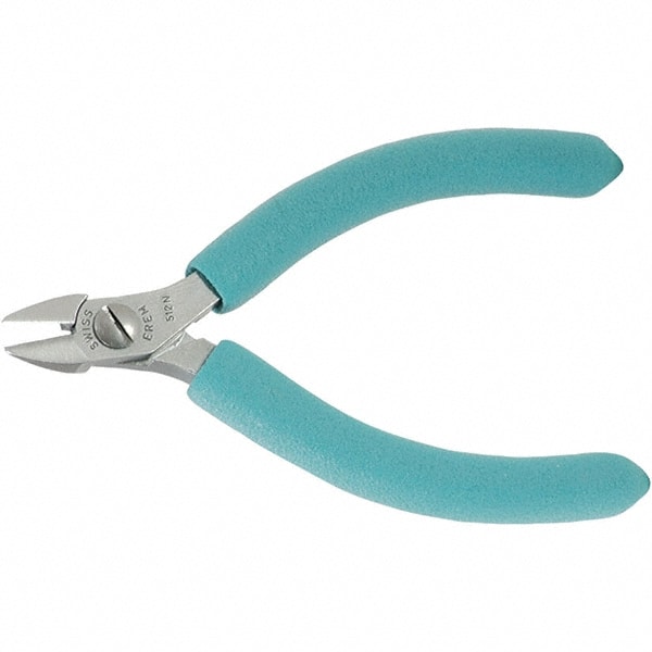 Erem 522N Cutting Pliers; Cutting Capacity: 1 mm; 1.6 mm ; Overall Length: 4.528in; 115mm ; Cutting Style: Flush ; Tether Style: Not Tether Capable ; Maximum Jaw Opening: 1.6mm ; Esd Safe: Yes 