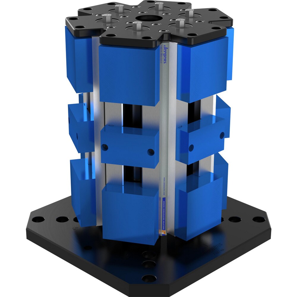 Self-Centering Vise: 4" Jaw Width, 2-1/4" Max Jaw Opening