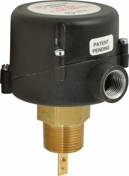 160 psi, Brass Housing, General Purpose Flow Switch - 5.1 to 131.1 GPM, 120 VAC Voltage