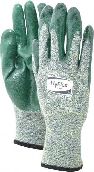 Ansell 11-511-10 Cut & Abrasion-Resistant Gloves: Size XL, ANSI Cut A5, Nitrile, Kevlar 