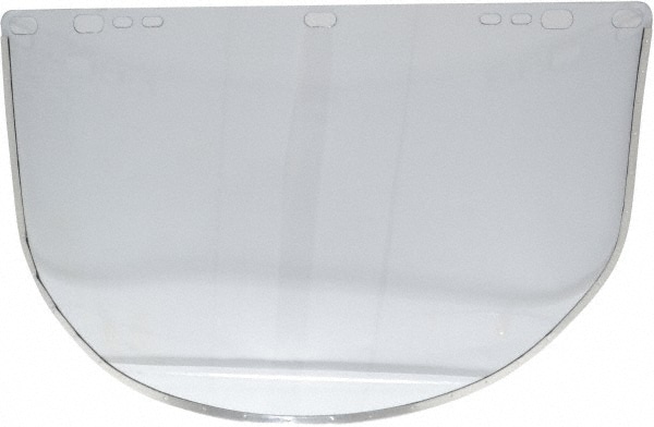 Face Shield Windows & Screens: Replacement Window, Clear, 9" High, 0.04" Thick