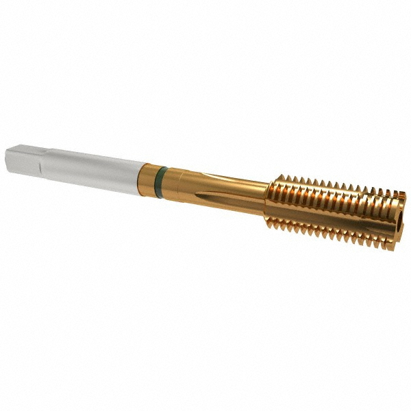 Guhring 9039170127000 Spiral Point Tap: 1/2-20, UNF, 4 Flutes, Plug, 2B, Cobalt, TiN Finish Image