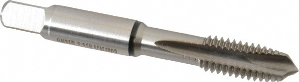 Guhring 9039250095250 Spiral Point Tap: 3/8-16, UNC, 3 Flutes, Plug, 2B, Cobalt, Bright Finish Image