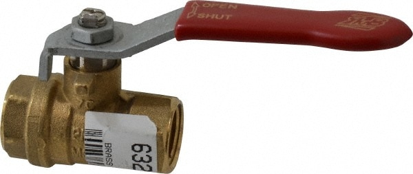 Value Collection S92C48R 1-Way Manual Ball Valve: 3/8" Pipe, Full Port Image