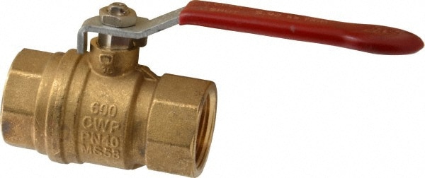 Value Collection S92F48R 1-Way Manual Ball Valve: 1" Pipe, Full Port Image