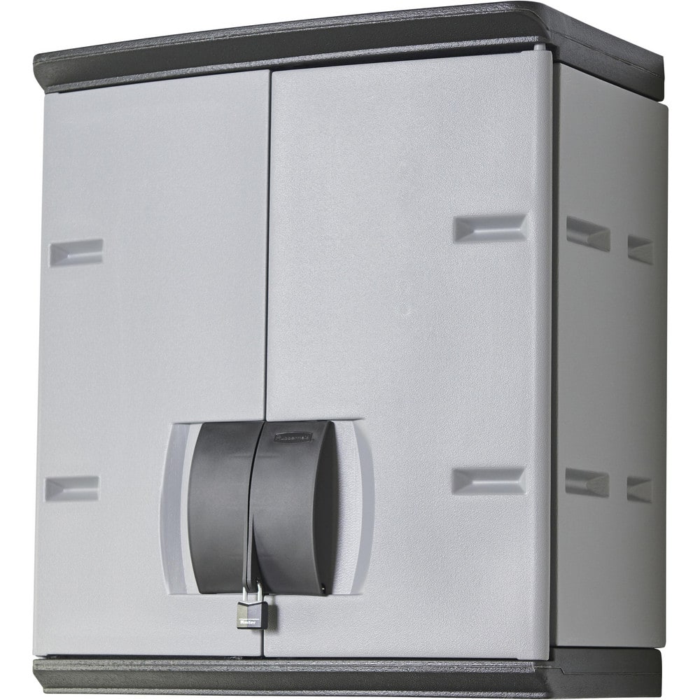 Rubbermaid - Locking Plastic Storage Cabinet: 36″ Wide, 18″ Deep, 72″ High  - 52641446 - MSC Industrial Supply