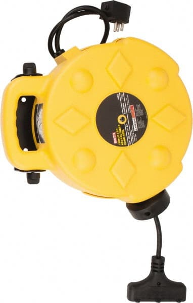 Bayco Products 3-Outlet Retractable Extension Cord Reel SL-801