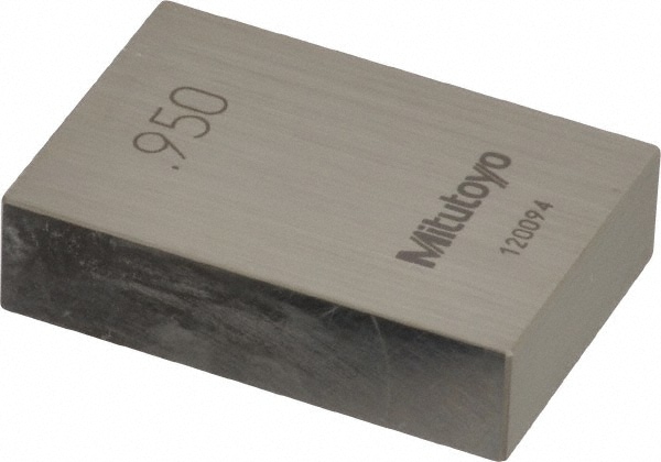 Mitutoyo 611219-531 Rectangle Steel Gage Block: 0.95", Grade 0 Image