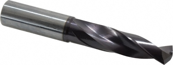 Accupro 63309710 Jobber Length Drill Bit: 0.6875" Dia, 140 °, Solid Carbide 