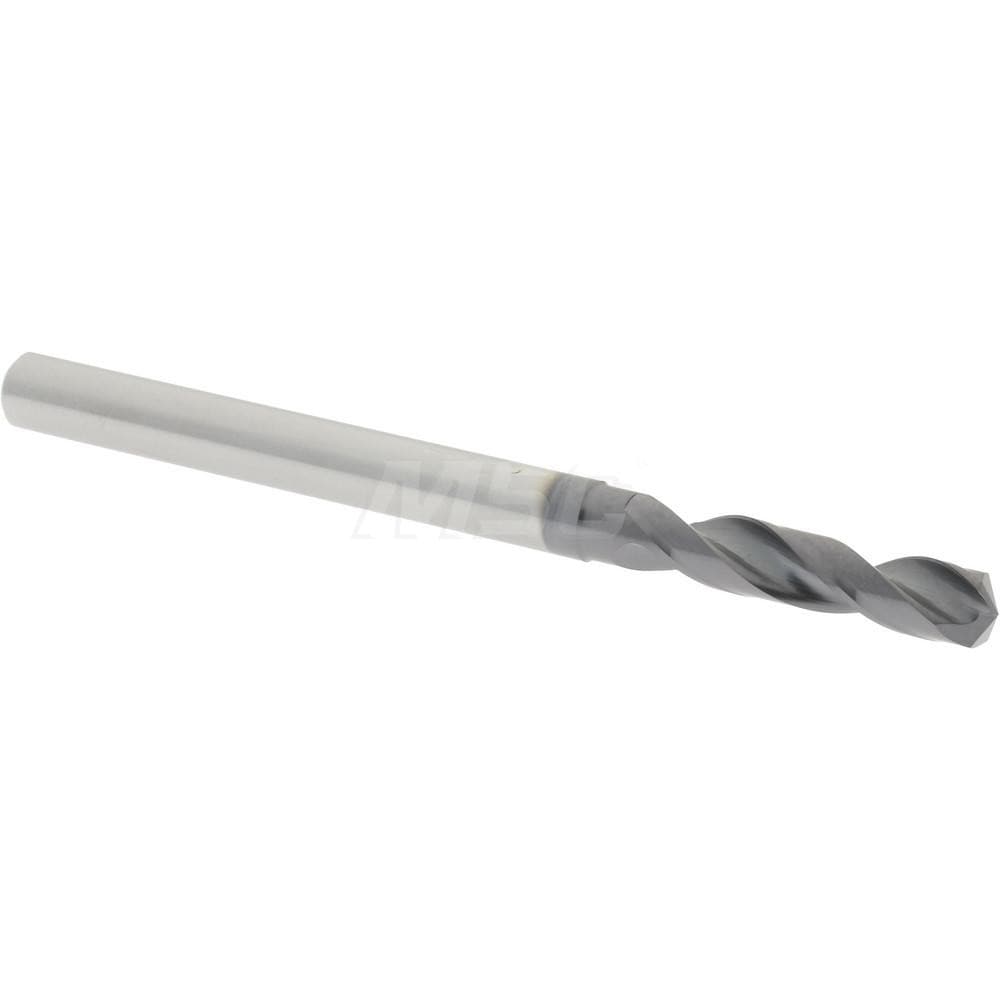 Accupro 63309827 Jobber Length Drill Bit: 0.177" Dia, 140 °, Solid Carbide 