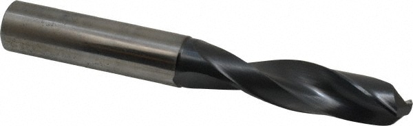 Accupro 63309850 Jobber Length Drill Bit: 0.5938" Dia, 140 °, Solid Carbide 