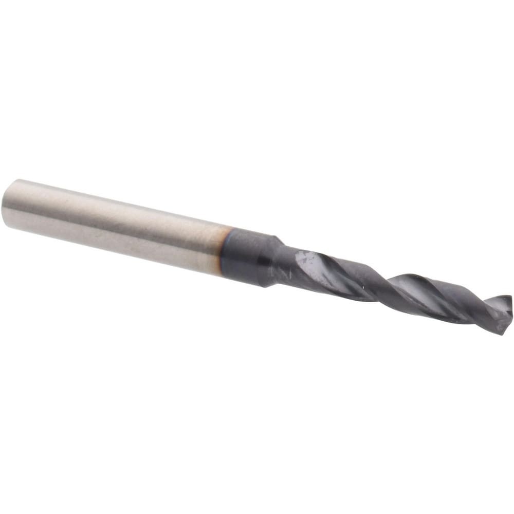 Accupro 63309975 Jobber Length Drill Bit: 0.1405" Dia, 140 °, Solid Carbide 