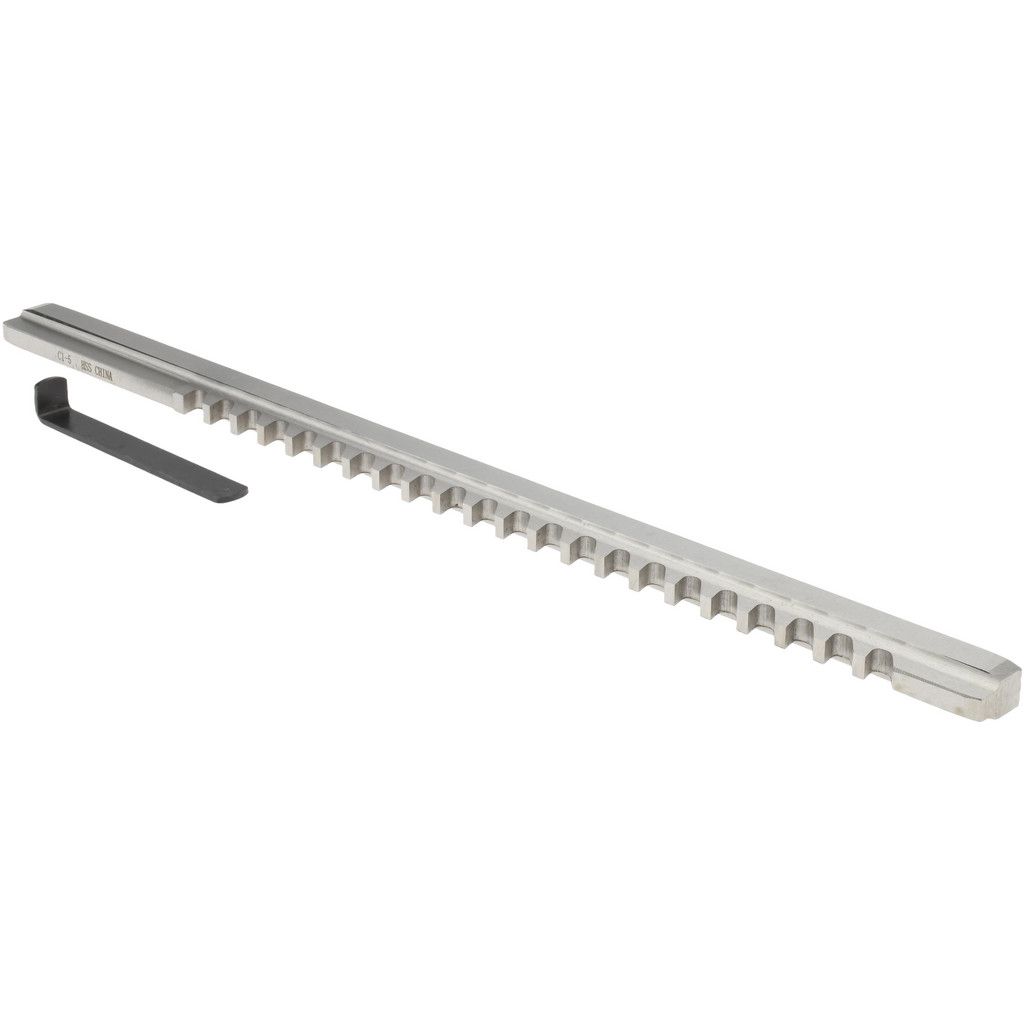Value Collection - Keyway Broach: Style C, High Speed Steel, 5 mm Wide ...