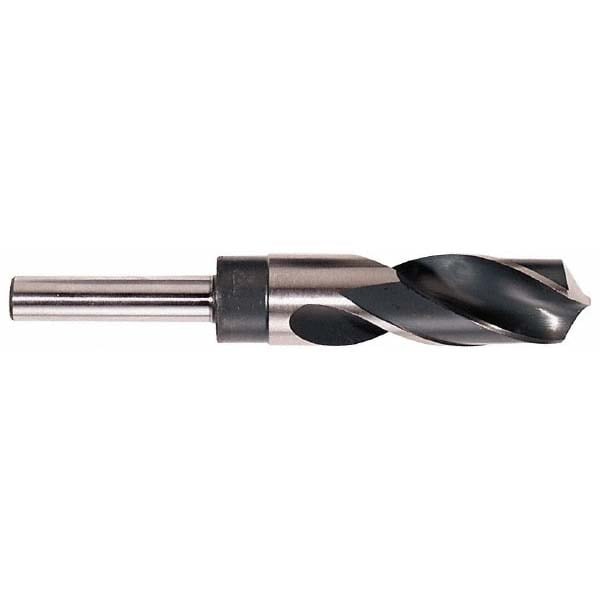 Hertel 77429017 Reduced Shank Drill Bit: 1-13/64 Dia, 1/2 Shank Dia, 118 0, High Speed Steel Image