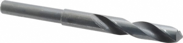 Reduced Shank Drill Bit: 0.5906'' Dia, 1/2'' Shank Dia, 118 °, High Speed Steel