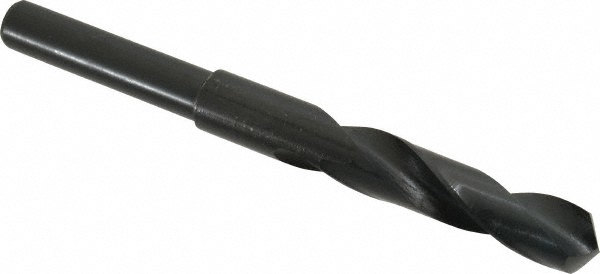 Value Collection 63322796 Reduced Shank Drill Bit: 0.6102 Dia, 1/2 Shank Dia, 118 0, High Speed Steel Image