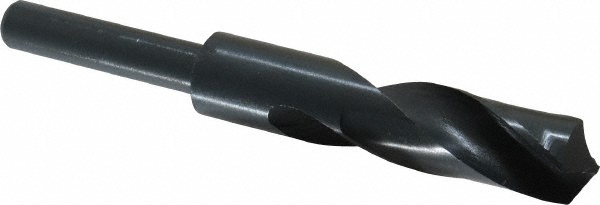 Value Collection 63322846 Reduced Shank Drill Bit: 0.8268 Dia, 1/2 Shank Dia, 118 0, High Speed Steel Image