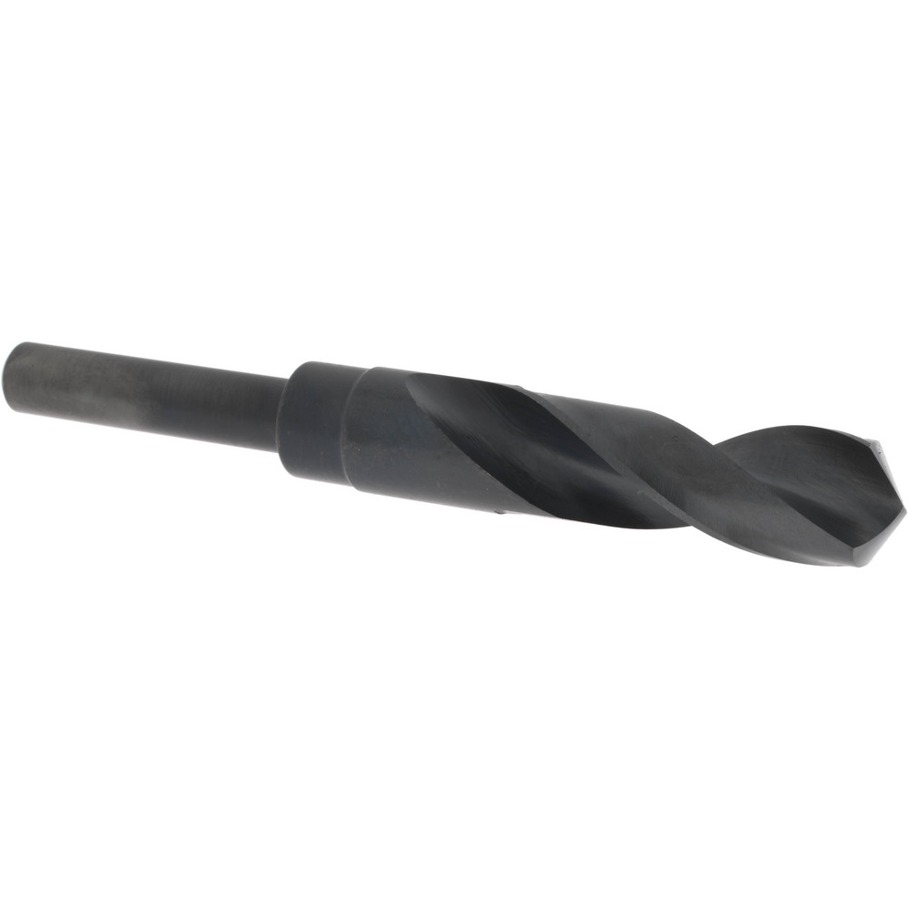 Reduced Shank Drill Bit: 0.8268'' Dia, 1/2'' Shank Dia, 118 °, High Speed Steel