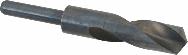 Reduced Shank Drill Bit: 0.9252'' Dia, 1/2'' Shank Dia, 118 °, High Speed Steel